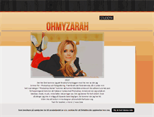 Tablet Screenshot of ohmyzarah.blogg.se
