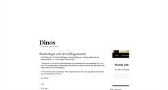 Desktop Screenshot of dinos.blogg.se