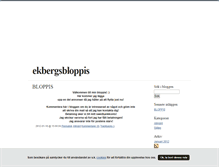 Tablet Screenshot of ekbergsbloppis.blogg.se