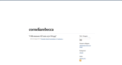 Desktop Screenshot of corneliarebecca.blogg.se