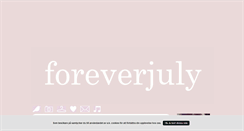 Desktop Screenshot of foreverjuly.blogg.se