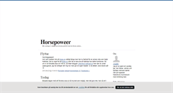 Desktop Screenshot of horsepoweer.blogg.se