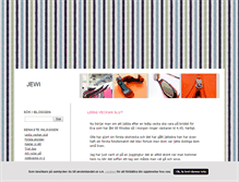Tablet Screenshot of jewi.blogg.se