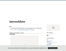 Tablet Screenshot of intressefaktor.blogg.se