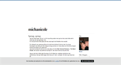 Desktop Screenshot of michanicole.blogg.se