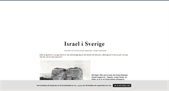 Desktop Screenshot of israelisverige.blogg.se