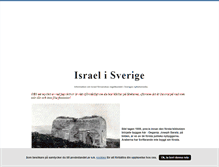 Tablet Screenshot of israelisverige.blogg.se