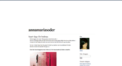 Desktop Screenshot of annamariasoder.blogg.se