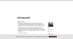 Desktop Screenshot of adriangrande.blogg.se