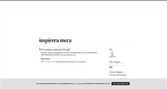 Desktop Screenshot of inspireramera.blogg.se