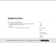 Tablet Screenshot of inspireramera.blogg.se