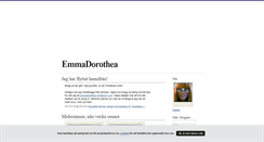 Desktop Screenshot of emmadorothea.blogg.se