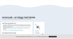 Desktop Screenshot of emomusik.blogg.se