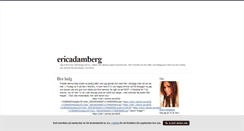 Desktop Screenshot of ericadamberg.blogg.se