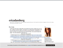 Tablet Screenshot of ericadamberg.blogg.se