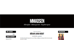 Desktop Screenshot of mmadsen.blogg.se