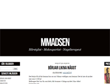 Tablet Screenshot of mmadsen.blogg.se