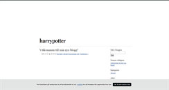 Desktop Screenshot of harrypotter.blogg.se