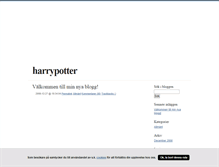 Tablet Screenshot of harrypotter.blogg.se
