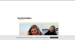 Desktop Screenshot of hendriettalina.blogg.se