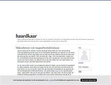 Tablet Screenshot of haardkaar.blogg.se