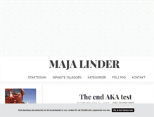 Tablet Screenshot of mlinder.blogg.se