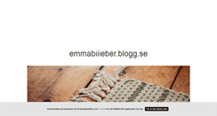 Desktop Screenshot of emmabiiieber.blogg.se