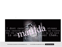 Tablet Screenshot of matildaklarqvists.blogg.se