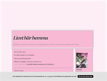 Tablet Screenshot of livetharhemma.blogg.se