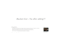 Desktop Screenshot of bucketlist.blogg.se