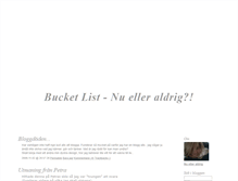 Tablet Screenshot of bucketlist.blogg.se