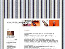 Tablet Screenshot of cavilipostockholm.blogg.se