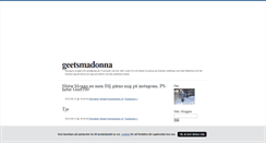 Desktop Screenshot of geetsmadonna.blogg.se