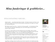 Tablet Screenshot of dessansvarld.blogg.se