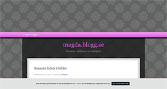 Desktop Screenshot of magda.blogg.se