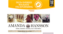 Desktop Screenshot of amandahaansson.blogg.se