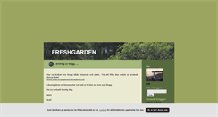 Desktop Screenshot of freshgarden.blogg.se