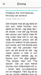 Mobile Screenshot of emma.blogg.se