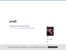 Tablet Screenshot of google.blogg.se
