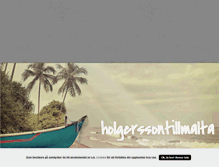 Tablet Screenshot of holgerssontillmalta.blogg.se