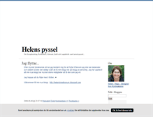 Tablet Screenshot of helenspyssel.blogg.se