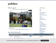 Tablet Screenshot of godisliam.blogg.se