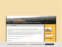 Tablet Screenshot of livraddaren.blogg.se