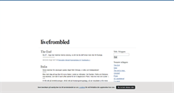 Desktop Screenshot of livefrombled.blogg.se