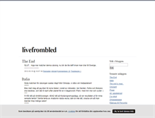 Tablet Screenshot of livefrombled.blogg.se