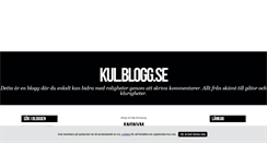 Desktop Screenshot of kul.blogg.se