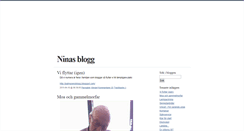 Desktop Screenshot of ninapalmgren.blogg.se