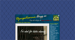 Desktop Screenshot of djurpoliserna.blogg.se