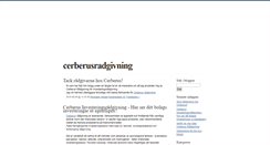 Desktop Screenshot of cerberusradgivning.blogg.se