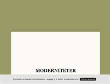 Tablet Screenshot of moderniteter.blogg.se